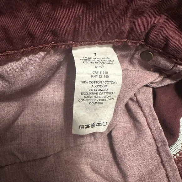 Garage Wine-Colored Skinny Jeans - Picture 7 of 11